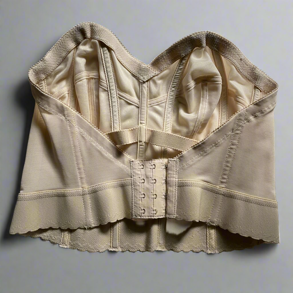 'Bella' Vintage Bustier Low Back Top (36C)