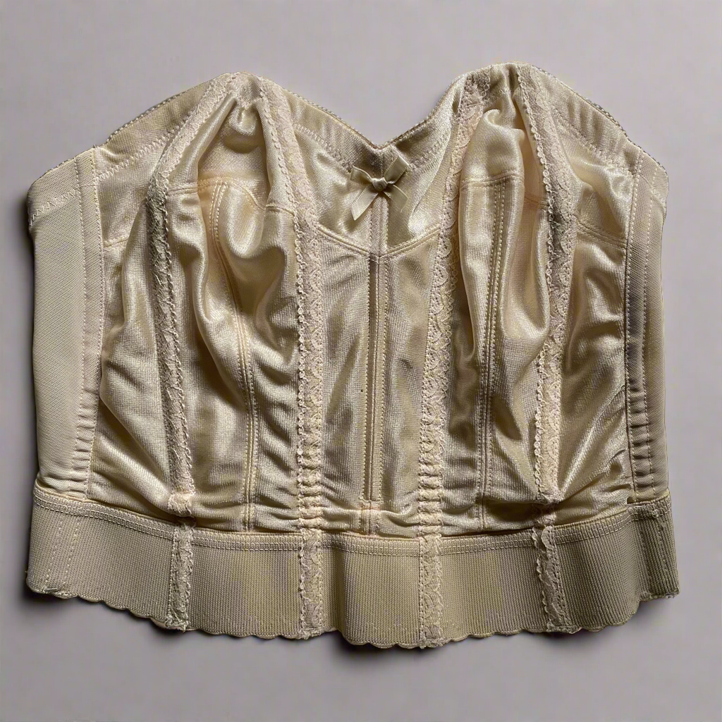 'Bella' Vintage Bustier Low Back Top (36C)