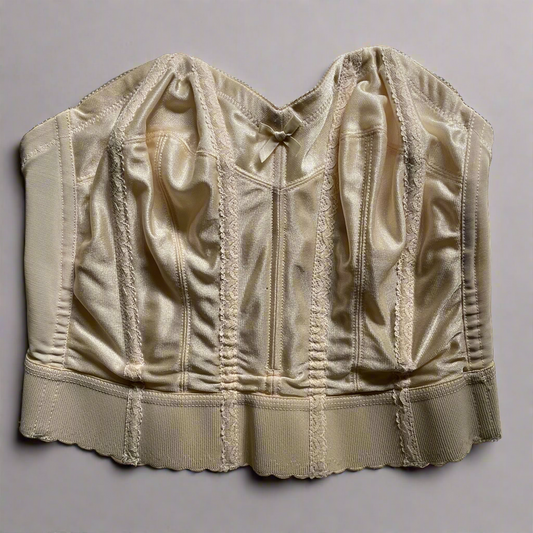 'Bella' Vintage Bustier Low Back Top (36C)