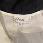 'Nora' White Sheer Ruffle Collar Blouse (M)