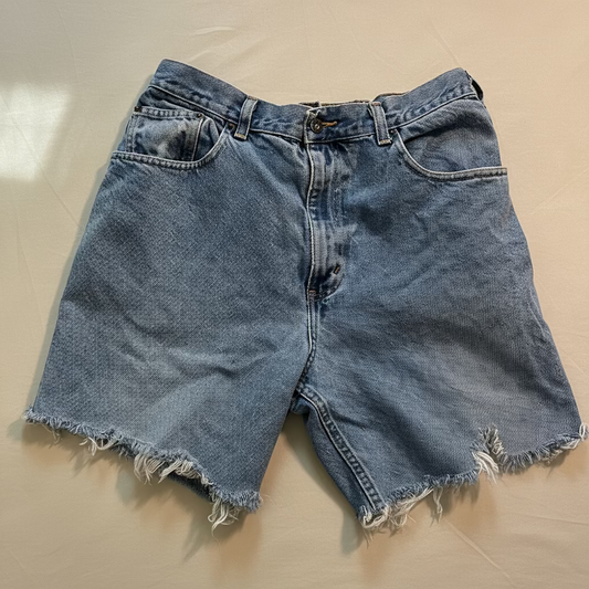 'Laurel' Reworked Vintage Denim Shorts (M)