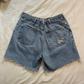 'Laurel' Reworked Vintage Denim Shorts (M)