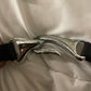 'Gia' Silver Hook Leather Belt (S-XL)