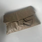 'Hila' Minimalist Taupe Clutch Bag