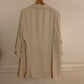 ‘Adelaide’ Oversized Creme Shirt-Dress (M-XL)
