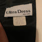 ‘Gabrielle’ Black & White 2-in-1 Cardigan Dress (M)