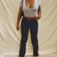 Vintage 70s Calvin Klein High-Waisted Dark Wash Straight Leg Jeans (12/14) (NWT)