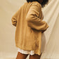 ‘Dawn’ Taupe Oversized Cardigan (One Size) (S-XXL)
