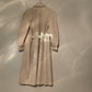 ‘Saira’ Beige Quilted Sleeve Belted Trench Coat (M/L/XL)