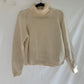 'Emerson' Classic Creme Turtleneck Knit Sweater (S-XL)