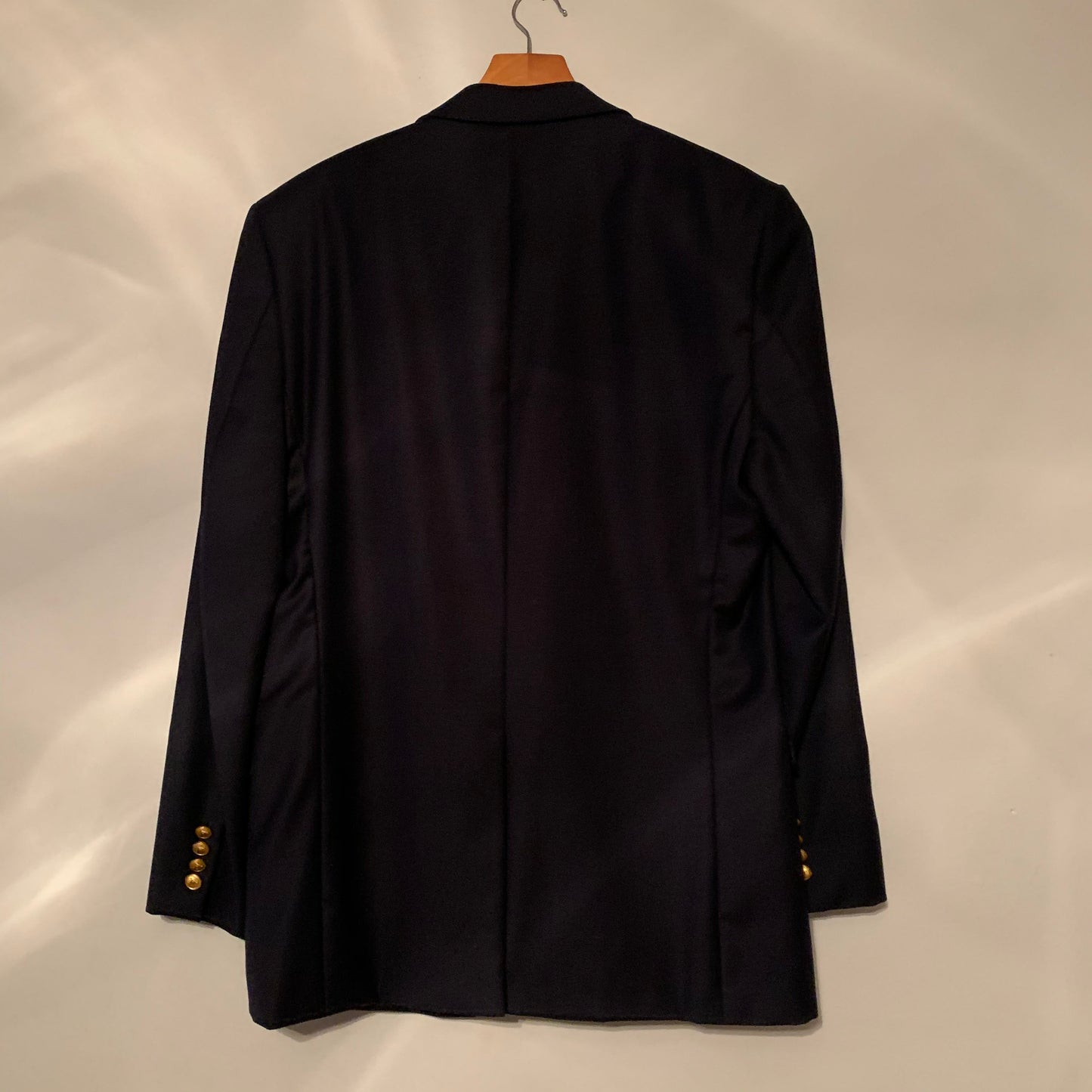 Navy Ralph Lauren Gold Button Wool Blazer (M-XL)