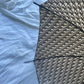 Vintage Dior Brown Trotter Print Cane Umbrella
