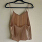 ‘Reya' Satin Keyhole Cami Lingerie Top (M-XL)