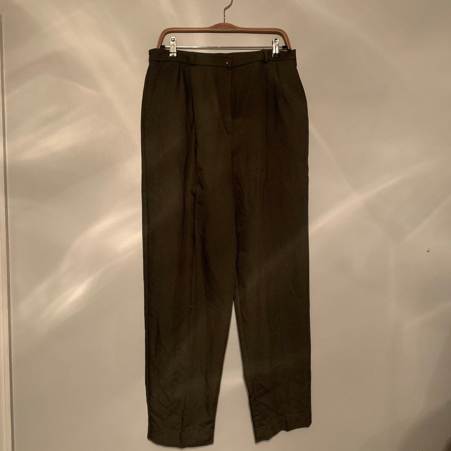 ‘Kameron’ Olive Green High-waisted Pant (L/XL/12)
