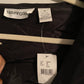 ‘Blaine’ Black Silk Wrap top (M)