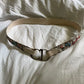Christian Dior by John Galliano S/S 2005 Floral Trotter CD Belt