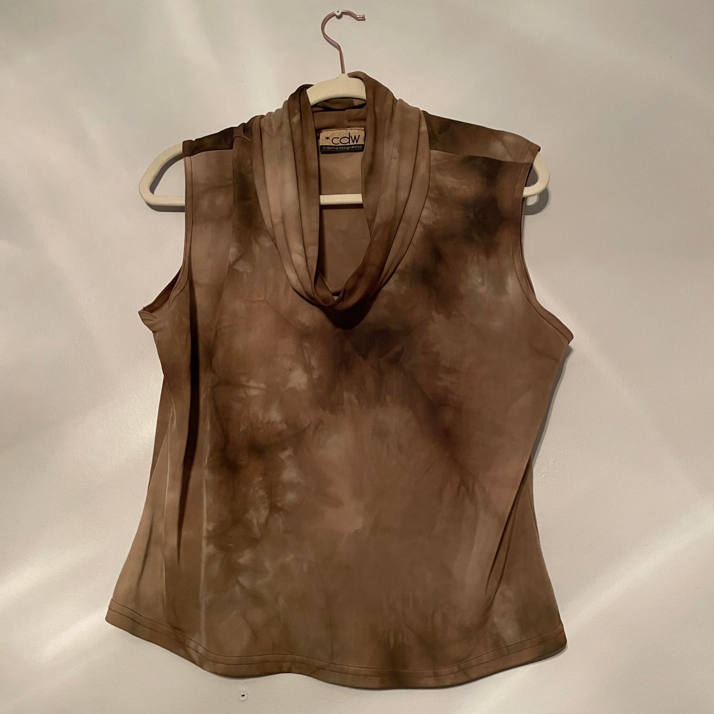 'Taliyah' Tie Dye Cowl Neck Top (L/XL)