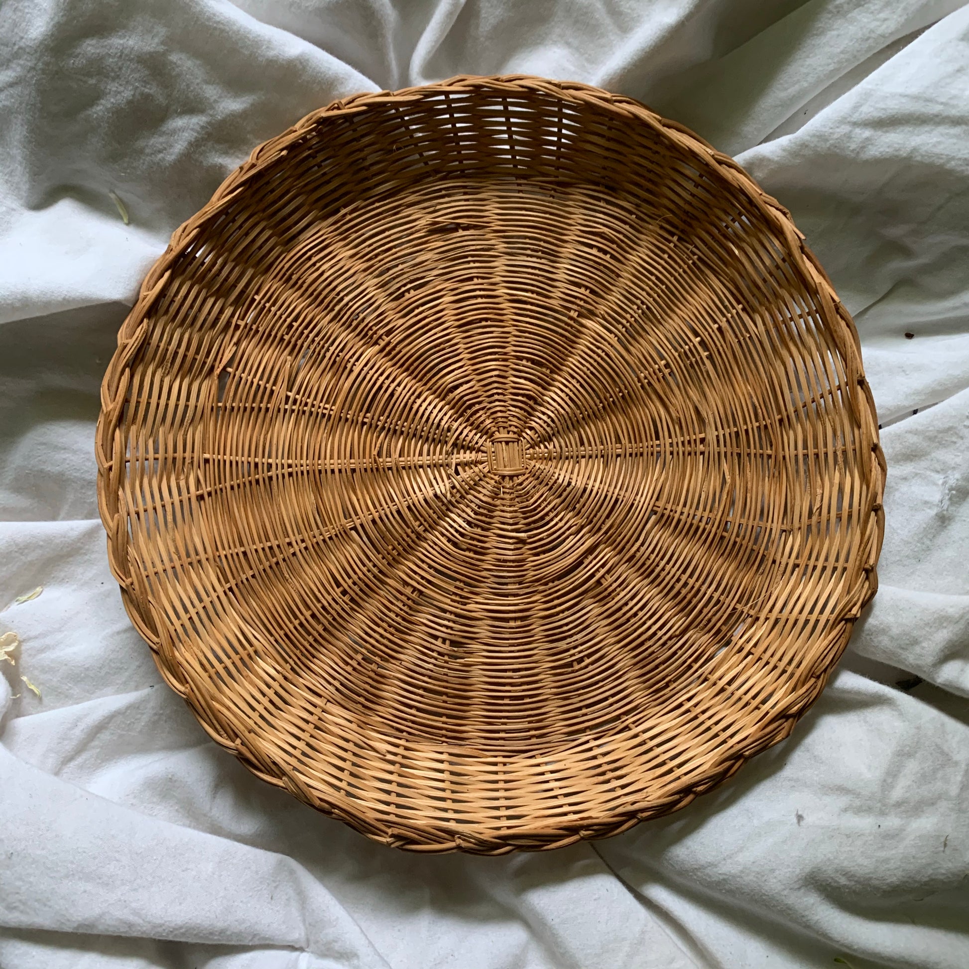 Rattan Catchall Tray + Plant Saucer - Shop Vanilla Vintage
