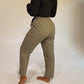 'Emelie' Grey Plaid High-Waisted Pants (L/12)