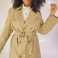 ‘Carolyn’ Belted Double-Breasted Trench Coat (L-XXL)