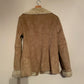 ‘Leigh’ Suede Fur Collar Jacket (M)