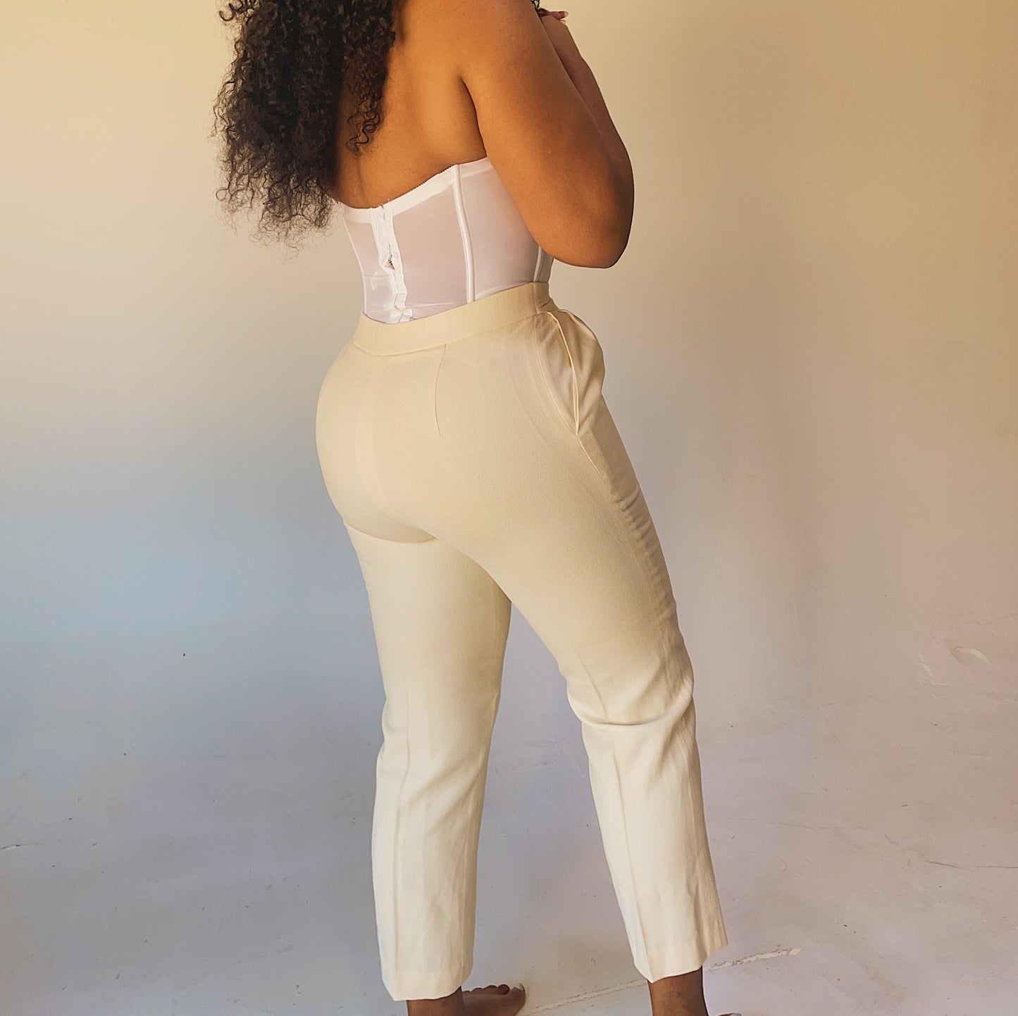 ‘Miami’ Creme Pantsuit (M/L)