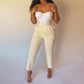 ‘Miami’ Creme Pantsuit (M/L)