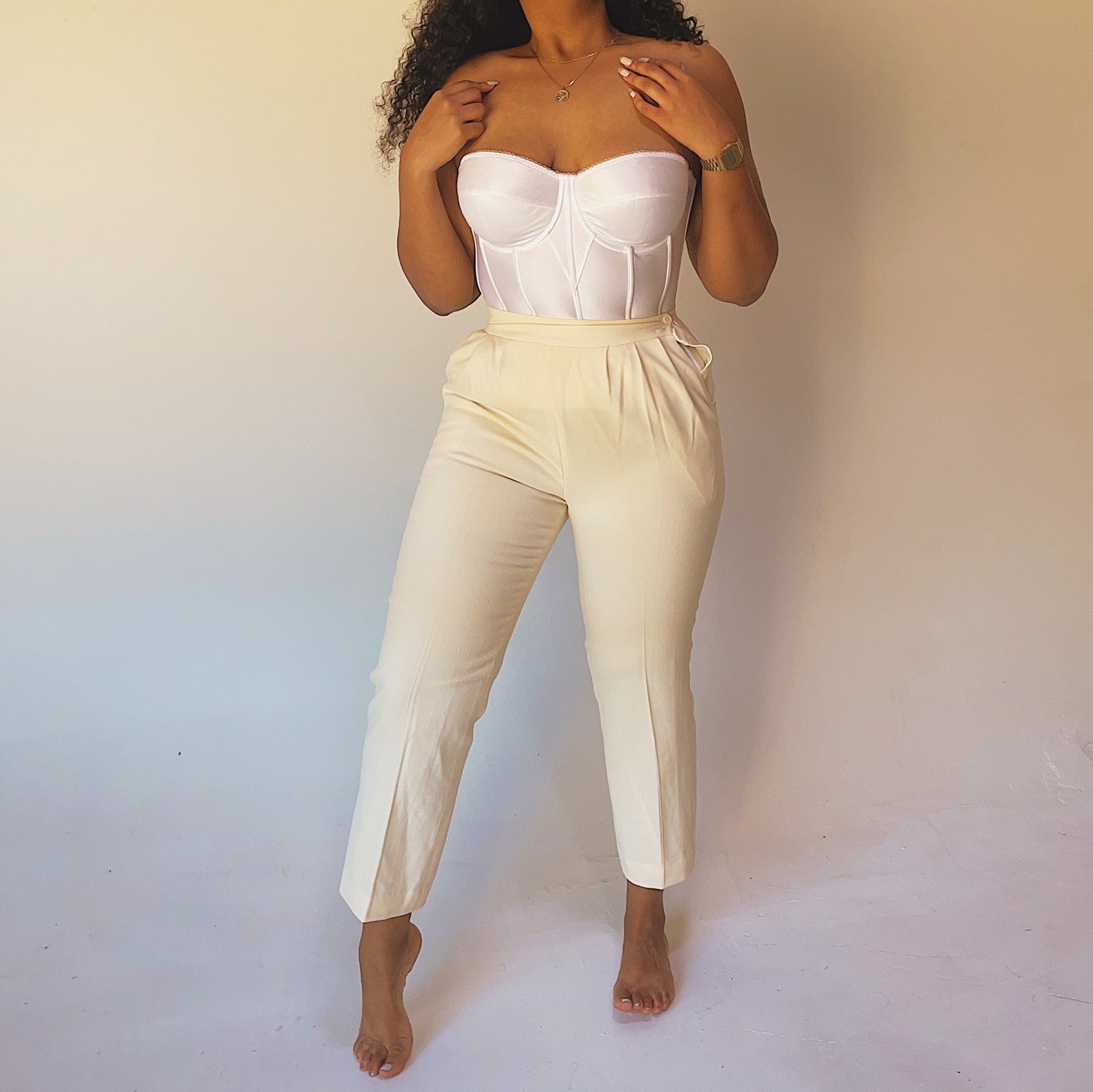 ‘Miami’ Creme Pantsuit (M/L)