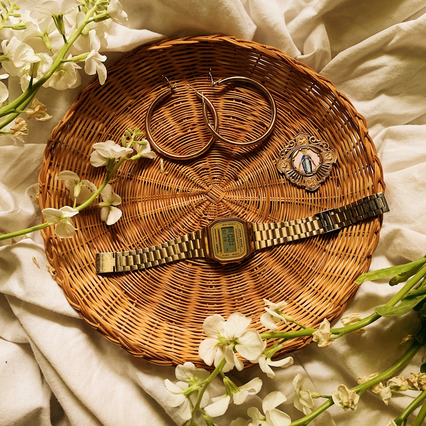 Rattan Catchall Tray + Plant Saucer - Shop Vanilla Vintage