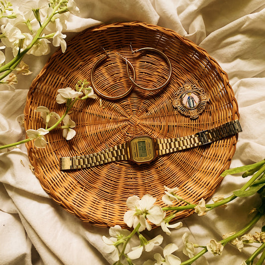 Rattan Catchall Tray + Plant Saucer - Shop Vanilla Vintage