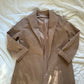 ‘Adelina’ Suede Maxi  Duster Jacket (L/XL)