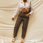 ‘Kameron’ Olive Green High-waisted Pant (L/XL/12)