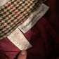 ‘Saira’ High-Waisted Tweed Trousers (M/L/Petite)