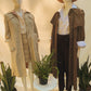 ‘Roseanna’ Fur Lined Beige Belted Trench Coat ( S/M)