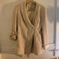 ‘Kourtney’ Camel Quilted  Lapel Blazer (M/L)