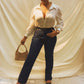 Vintage 70s Calvin Klein High-Waisted Dark Wash Straight Leg Jeans (12/14) (NWT)