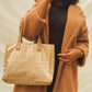 Authentic Chanel Beige Travel Line Shopper Tote