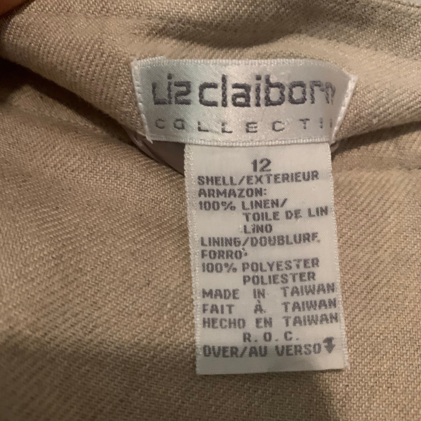 'Taryn' Button-Thru Linen Midi Skirt W/ Thigh Slit (M)