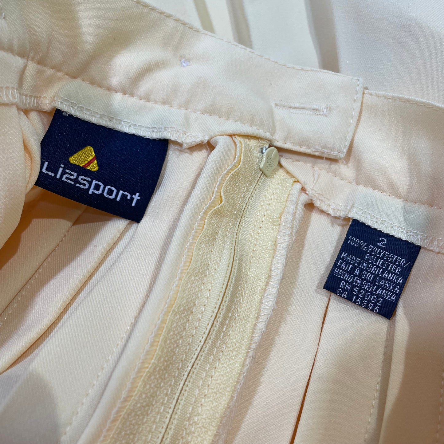 ‘Penny’ Pleated Pastel Yellow Tennis Skirt (S)