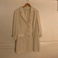 ‘Adelaide’ Oversized Creme Shirt-Dress (M-XL)